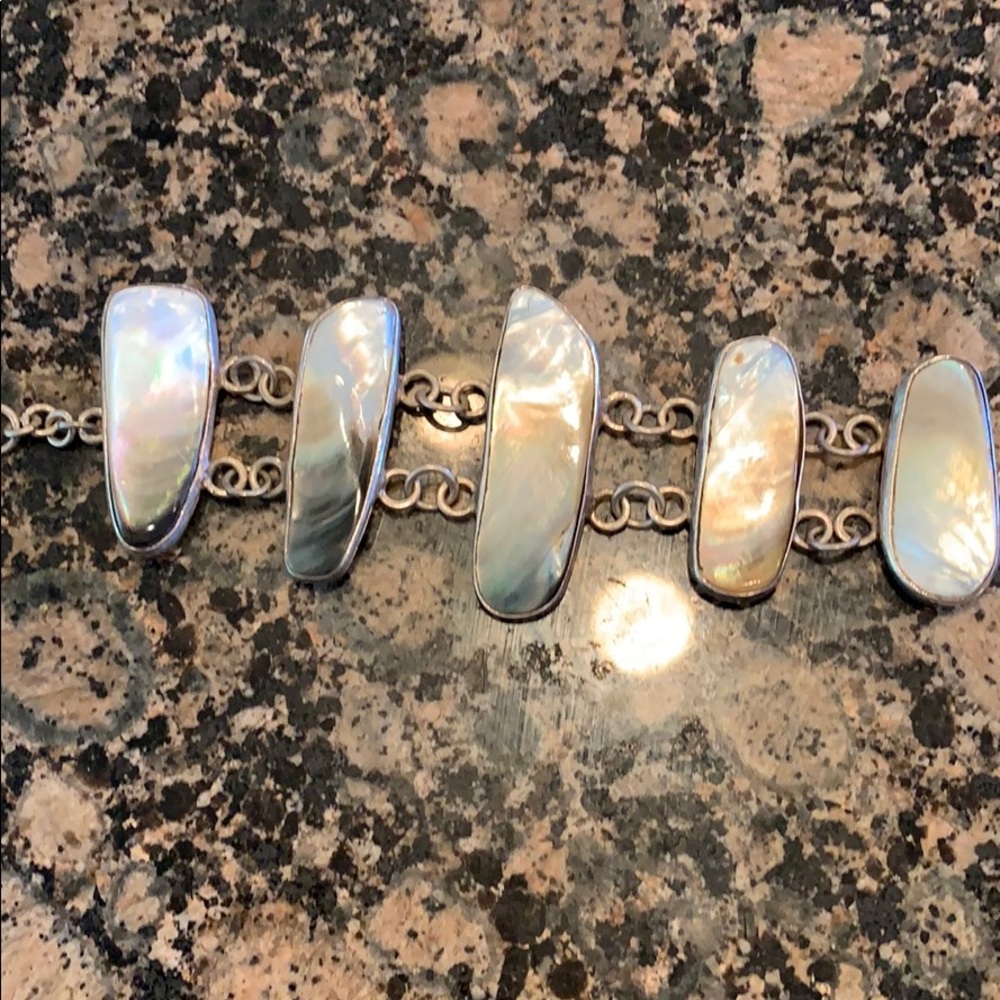 Shell Silver Bracelet - image 2